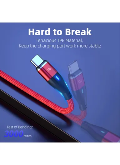 6-in-1 1m Magnetic Charging Cable PD 60W Type-C / USB-A to IP / Type-C / Micro USB Data Cord - Black