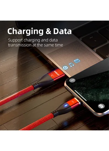 6-in-1 2m PD 100W Magnetic Charging Cable Type-C / USB-A to IP / Type-C / Micro USB Phone Data Cord - Black