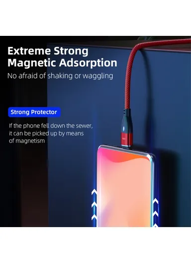 6-in-1 2m PD 100W Magnetic Charging Cable Type-C / USB-A to IP / Type-C / Micro USB Phone Data Cord - Black