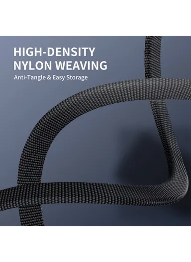 4-in-1 1.2m Magnetic 60W Fast Charging Cable USB / Type-C / Lightning Nylon Braided Charging Data Cord