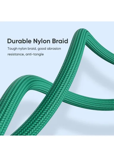 2m PD 60W Magnetic Phone Charging Cable 3-in-1 Type-C to 8-Pin / Type-C / Micro USB Data Sync Cord with LED Light - Black