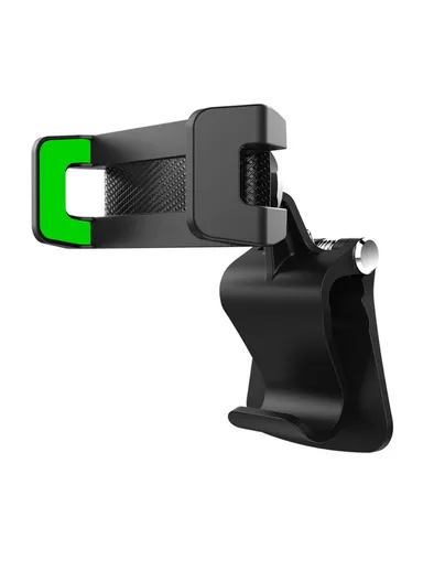 Multi-functional Clip-on Car Back Seat Mobile Phone Holder Bracket Hook Hanger - Green