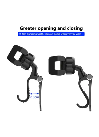 Multi-functional Clip-on Car Back Seat Mobile Phone Holder Bracket Hook Hanger - Green