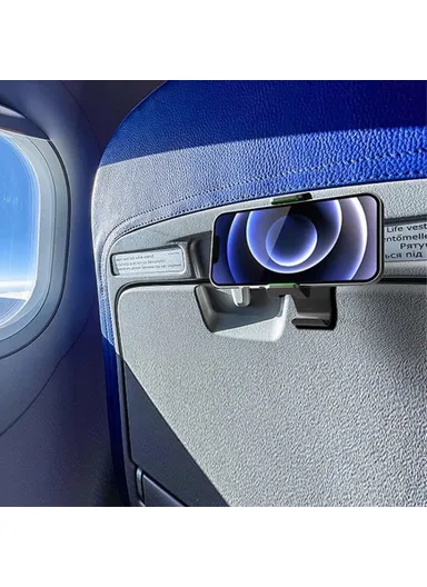 Multi-functional Clip-on Car Back Seat Mobile Phone Holder Bracket Hook Hanger - Green