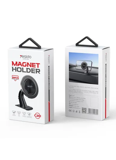 Adhesive Bottom Car Mount Phone Bracket Magnetic Holder Compatible with MagSafe C201 