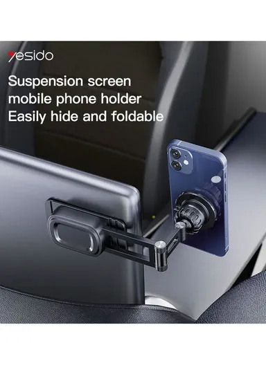 Car Magnetic Phone Holder Center Console Suspension Screen Folding Bracket C155 