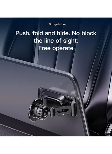 Car Magnetic Phone Holder Center Console Suspension Screen Folding Bracket C155 