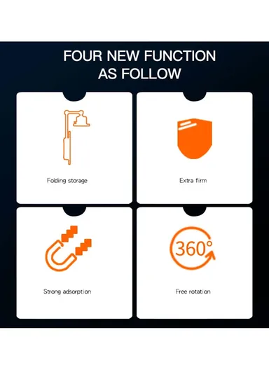 Car Magnetic Phone Holder Center Console Suspension Screen Folding Bracket C155 