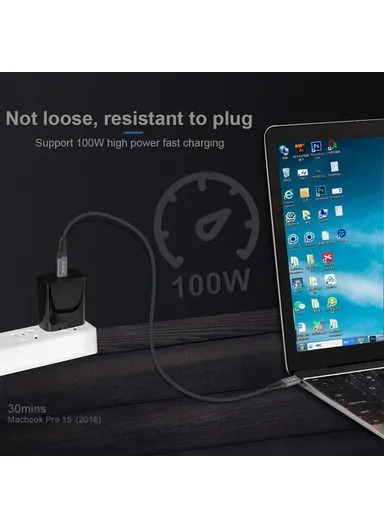 USB-C Magnetic 90-Degree Connector USB4 Cable 20Gbps 100W Charging Cord 8K / 5K Video Cable UC-034-LP 