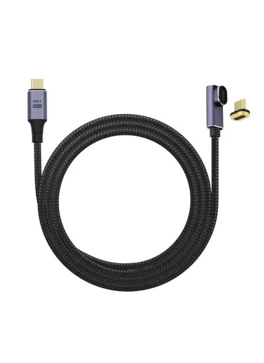 USB-C Magnetic 90-Degree Connector USB4 Cable 20Gbps 100W Charging Cord 8K / 5K Video Cable UC-034-LP 