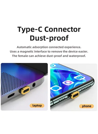 USB-C Magnetic 90-Degree Connector USB4 Cable 20Gbps 100W Charging Cord 8K / 5K Video Cable UC-034-LP 