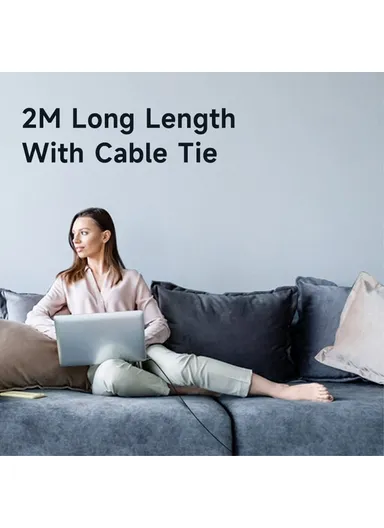 MDD 140W USB-C to Magsafe 3 Magnetic Cable 2m Fast Charging Cable with LED Indicator CA-1470 