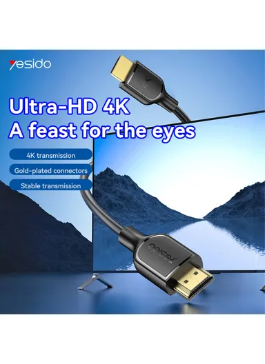 1.8m HDTV Cable 4K 30Hz High Speed HDMI Cord for Gaming Video Streaming HM16