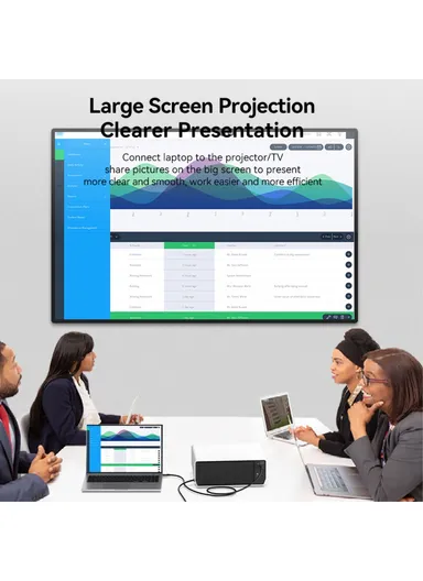 2m HDMI-A Male to Male PVC Cable 4K HD Video HDMI Cord  ALIBH - Black