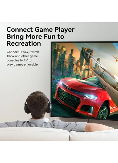 1.5m HDMI-A Male to Male PVC Cable 4K HD Video HDMI Cord ALIBG - Black