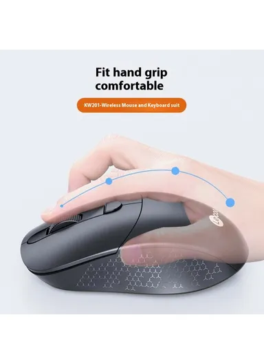 2.4G Wireless Home Office Keyboard Mouse Set  KW201