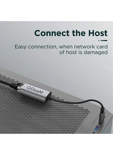 USB 3.0 to Gigabit Ethernet Adapter USB to RJ45 LAN Wired Converter Compatible with Nintendo Switch Wii MacBook All USB Devices  UA05-A 