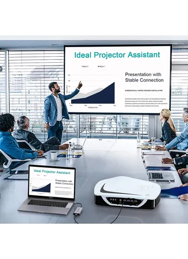 7-in-1 USB A Docking Station Multi-Port USB 3.0 Hub Supports HD/SD/TF Compatible with Chromebook Thunderbolt 3 UH07-A 