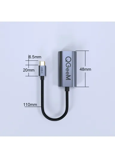 USB-C to DP Female 4K/60Hz Thunderbolt3 to Displayport Cable Adapter UA06