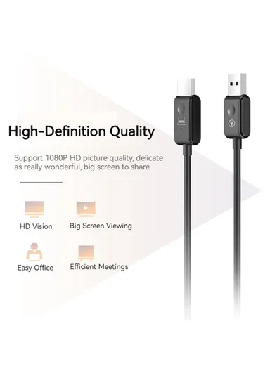 5.8G 30M Wireless HDMI Extender Kit Video Transmitter Receiver for PS4 Phone Laptop to TV Monitor - White