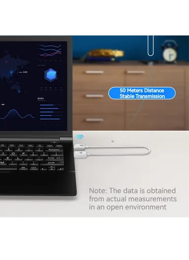 5.8G 30M Wireless HDMI Extender Kit Video Transmitter Receiver for PS4 Phone Laptop to TV Monitor - Black