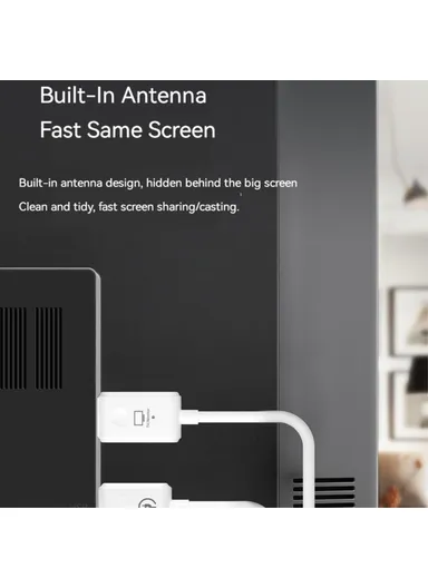 5.8G 30M Wireless HDMI Extender Kit Video Transmitter Receiver for PS4 Phone Laptop to TV Monitor - Black