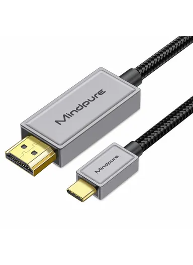 1.8m Type-C to HDMI 4K 60Hz 3D Visual Effect HD Video Converter Cable AD057 