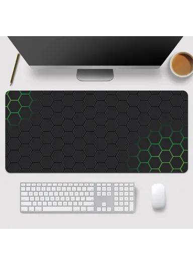Large Mouse Pad Honeycomb Pattern E-sport Gaming Desktop Mat (W120 x D50 x T0.3)cm - Style 10