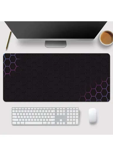 Large Mouse Pad Honeycomb Pattern E-sport Gaming Desktop Mat (W120 x D50 x T0.3)cm - Style 14
