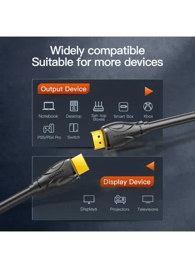 1m HDMI 2.0 4K HD Video Cable TV Monitor Connection Engineering Cable HD003