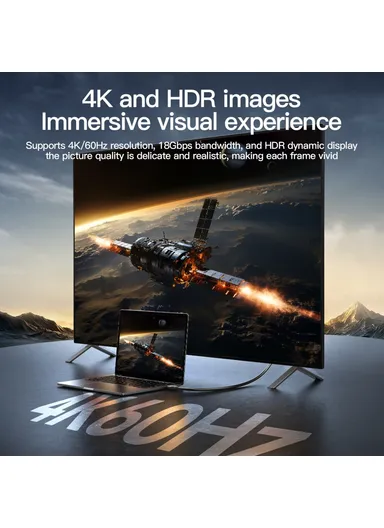 1m HDMI 2.0 4K HD Video Cable TV Monitor Connection Engineering Cable HD003