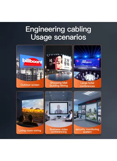 1m HDMI 2.0 4K HD Video Cable TV Monitor Connection Engineering Cable HD003