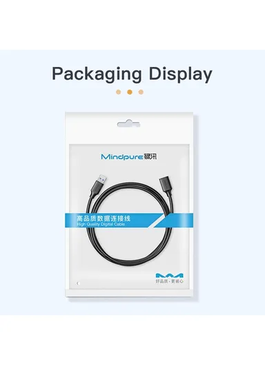 1.5m Fast Speed USB 3.0 Extension Cable Male to Female Extender Cord for Laptop PC US103 