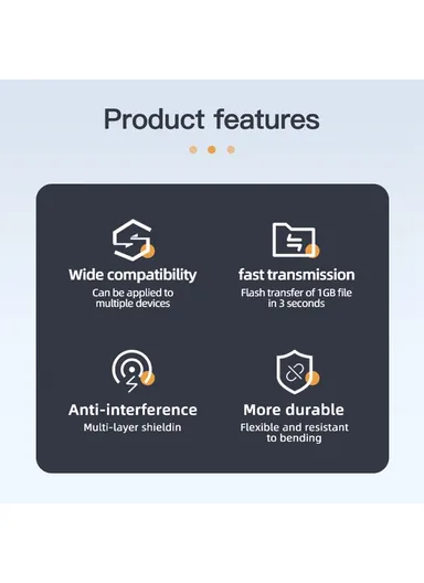 1m Fast Speed USB 3.0 Extension Cable Male to Female Extender Cord for Laptop PC US103