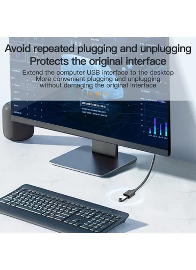 1m Fast Speed USB 3.0 Extension Cable Male to Female Extender Cord for Laptop PC US103