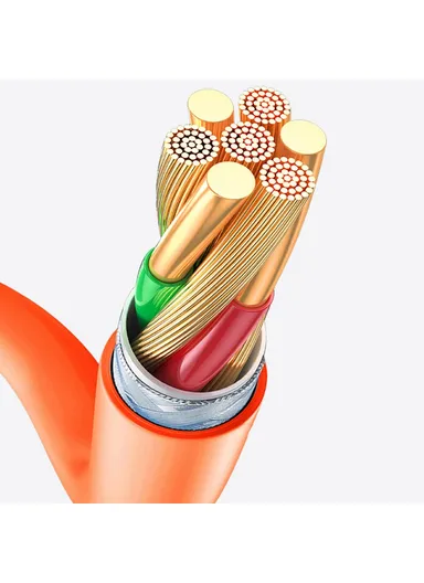 3-in-1 1m Magnetic Charging Cable PD 100W Fast Charger Sync Data Cord for iPhone, USB &amp; Type-C - Black