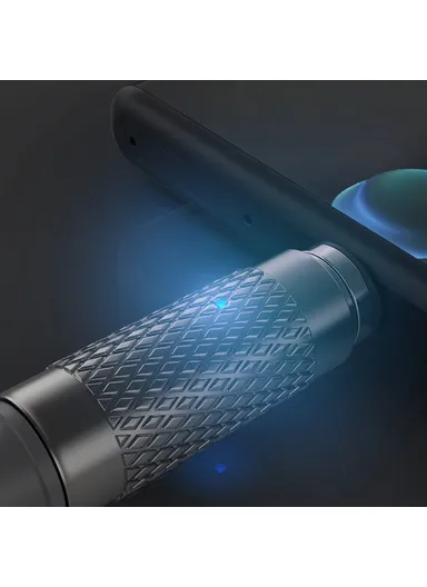 3-in-1 1m Magnetic Charging Cable PD 100W Fast Charger Sync Data Cord for iPhone, USB &amp; Type-C - Blue