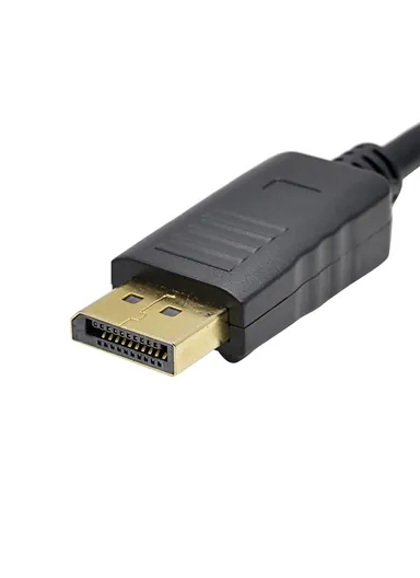 Big DisplayPort Male to VGA Female Converter Adapter Cable - Black