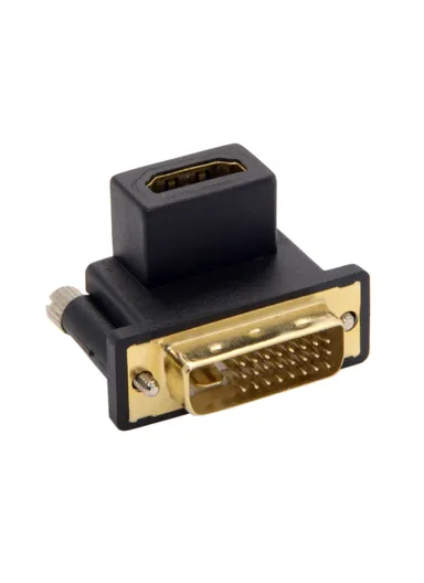 90 Degree Up Angled DVI Male to HDMI Female Adapter for Computer &amp; HDTV &amp; Graphics Card CY DV-041-UP