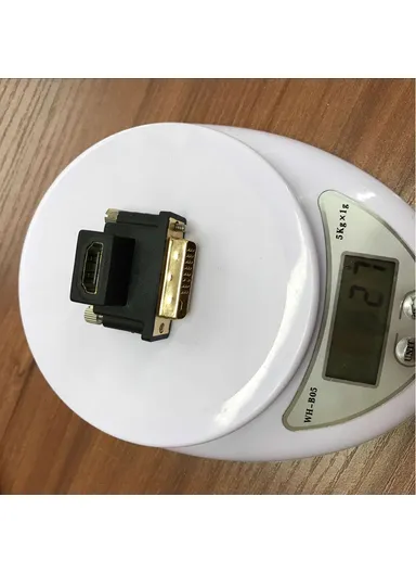 90 Degree Up Angled DVI Male to HDMI Female Adapter for Computer &amp; HDTV &amp; Graphics Card CY DV-041-UP