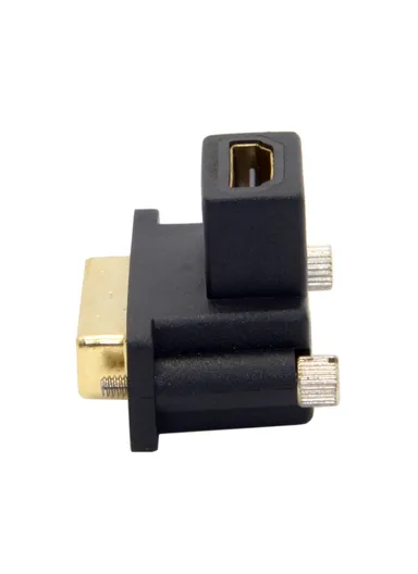 90 Degree Up Angled DVI Male to HDMI Female Adapter for Computer &amp; HDTV &amp; Graphics Card CY DV-041-UP