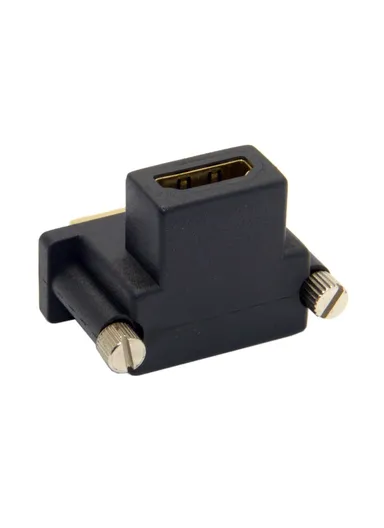90 Degree Up Angled DVI Male to HDMI Female Adapter for Computer &amp; HDTV &amp; Graphics Card CY DV-041-UP