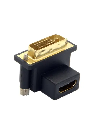 90 Degree Up Angled DVI Male to HDMI Female Adapter for Computer &amp; HDTV &amp; Graphics Card CY DV-041-UP