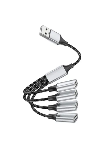 USB Male to 4 Female USB Converter Multi USB Port OTG Splitter Cable Expander Hub for Charging Date Transmission