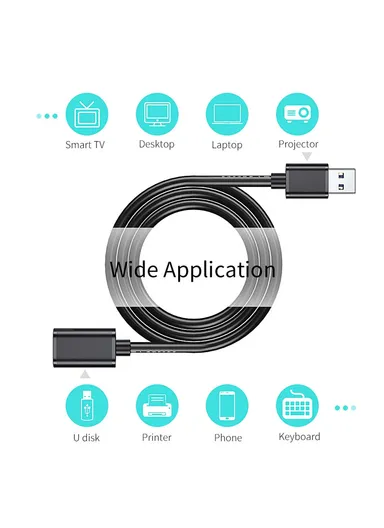 USB 3.0 Male to Female Extension Cable 1M
