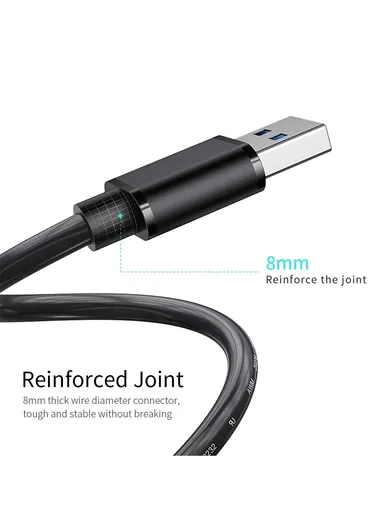 USB 3.0 Male to Female Extension Cable 1M