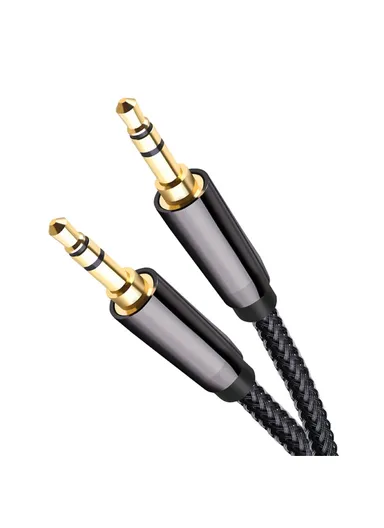 5m Male to Male Audio Cord Headphone AUX Line 3.5mm Audio Car Speaker Extension Nylon Braided Wire