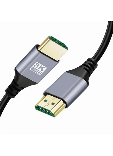 5m Extra Long HDMI 2.1 Male to Male Cable Slim Cord High-Speed 8K 4K HDTV HD Video Line (OD=4.0MM) HD-028-5.0M