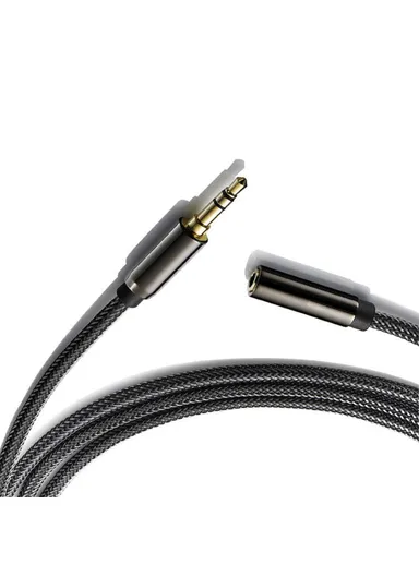 Audio Extension Cable Nylon Braided 3.5mm Male to Female AUX Cord for Smartphone Tablets Media Players, 5m