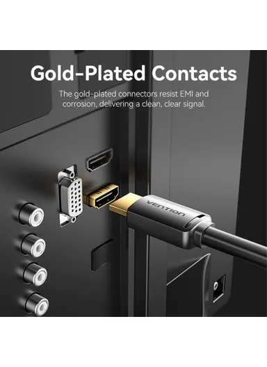 5m HDMI Male to Male Gold Plated Adapter Cable 4K 30Hz PVC Wire  ALJBJ